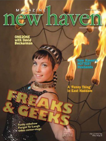 Polly Sonic on the cover of Business New Haven