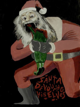 Santa Devouring his Elf
