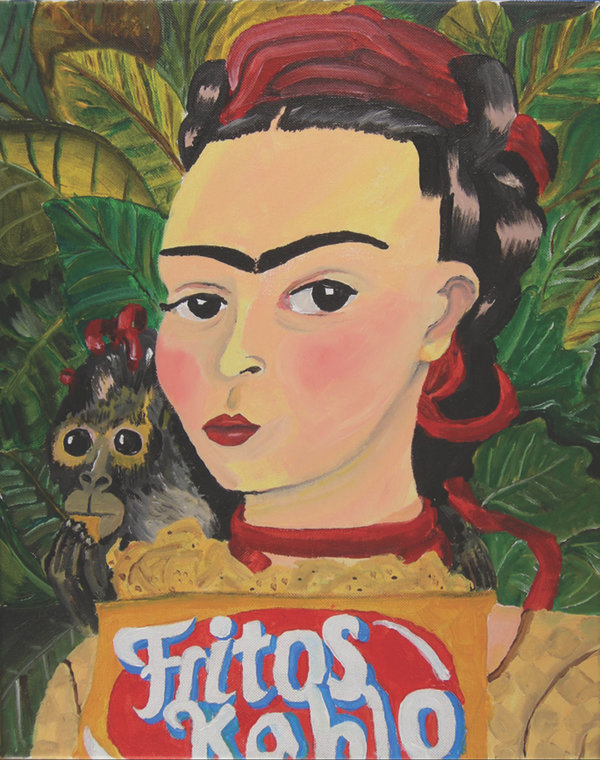 Fritos Kahlo Matted Prints