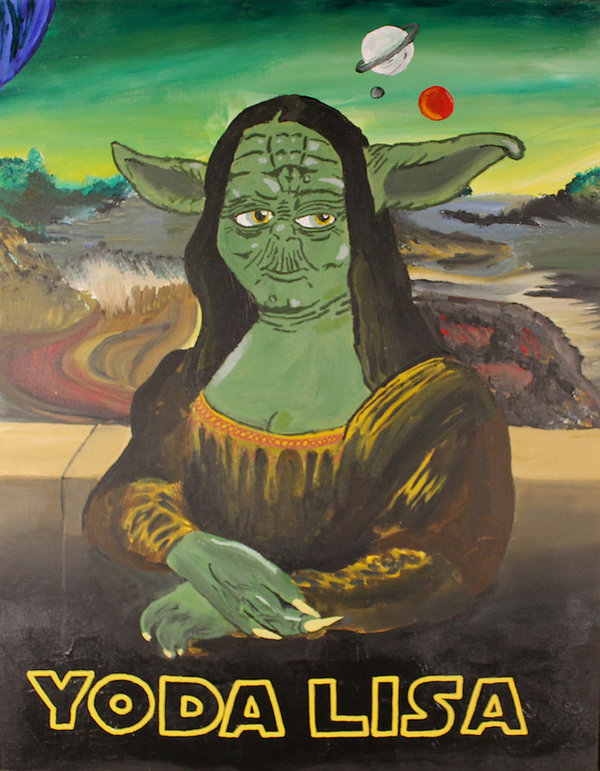 Yoda Lisa Matted Prints